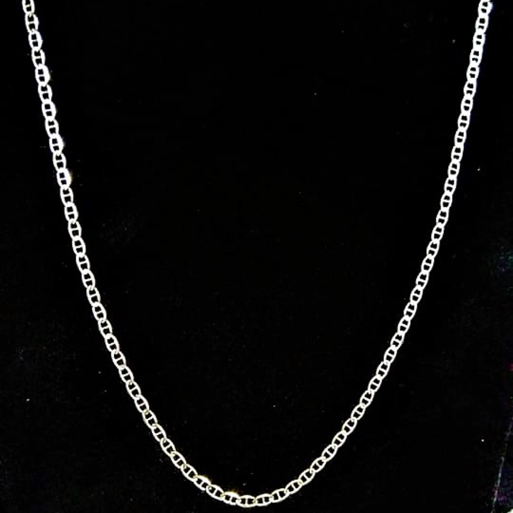925 silver curb necklace